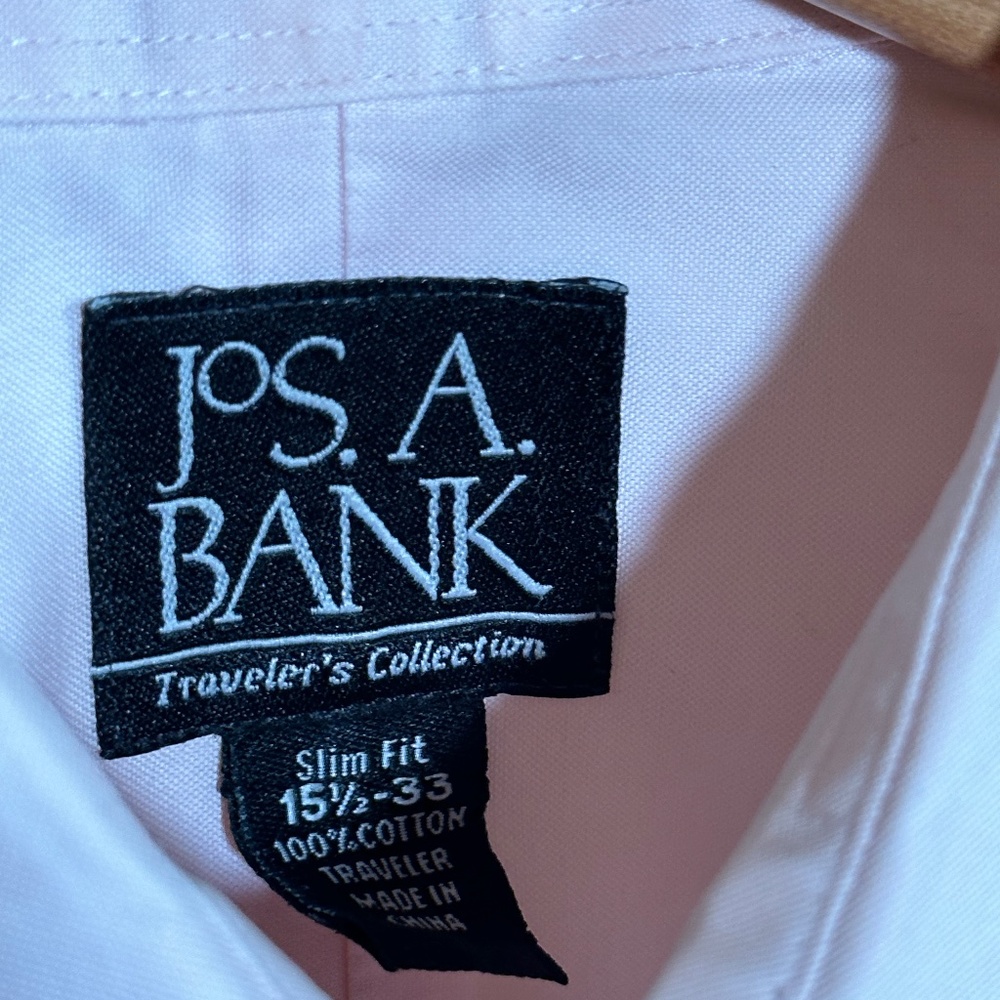 Jos A Bank Slim Fit Travelers Collection Dress Shirt - Picture 3 of 4